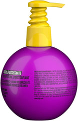 TIGI Bed Head Small Talk Thickening Cream dispense shows salon-style control.