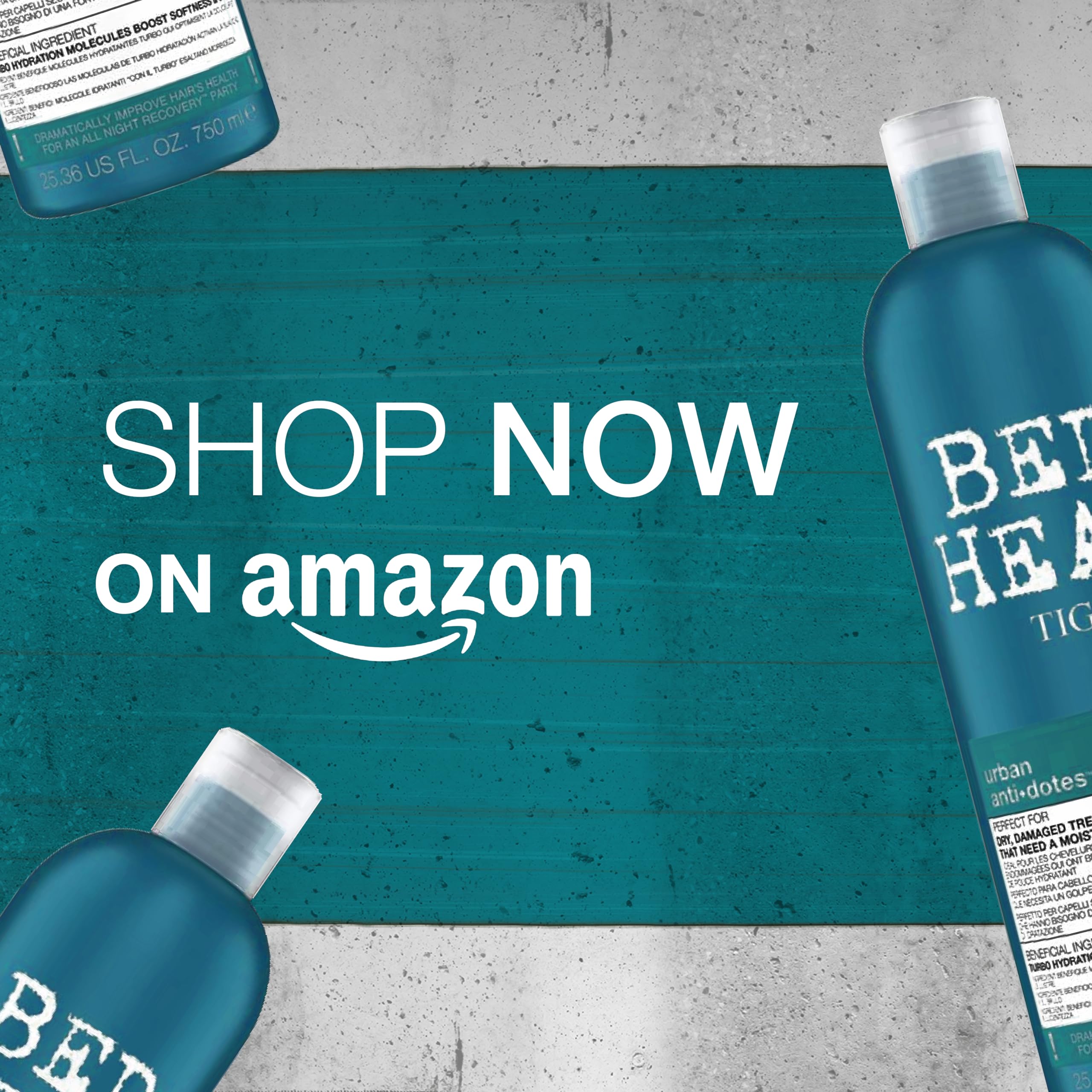 TIGI Bed Head Tween Recovery after-use hair glow implies shine