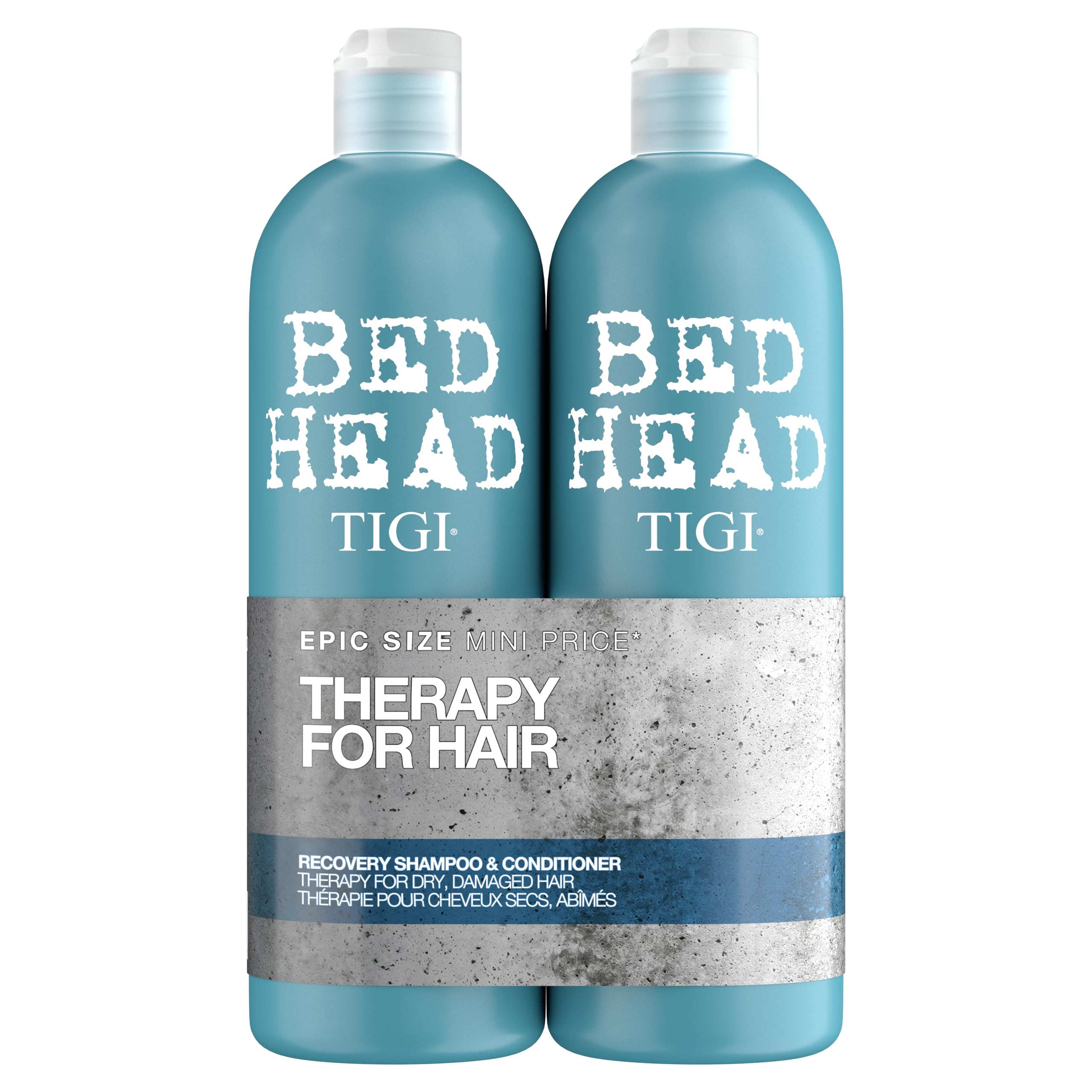 TIGI Bed Head Tween Recovery shampoo bottle highlights moisturizing formula for hydrated hair