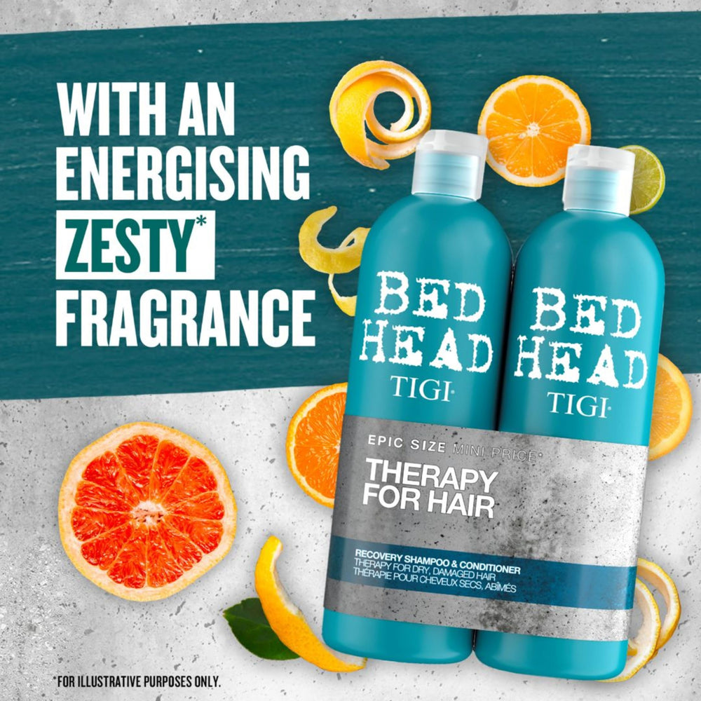 TIGI Bed Head Tween Recovery shampoo foamy lather demonstrates cleansing action
