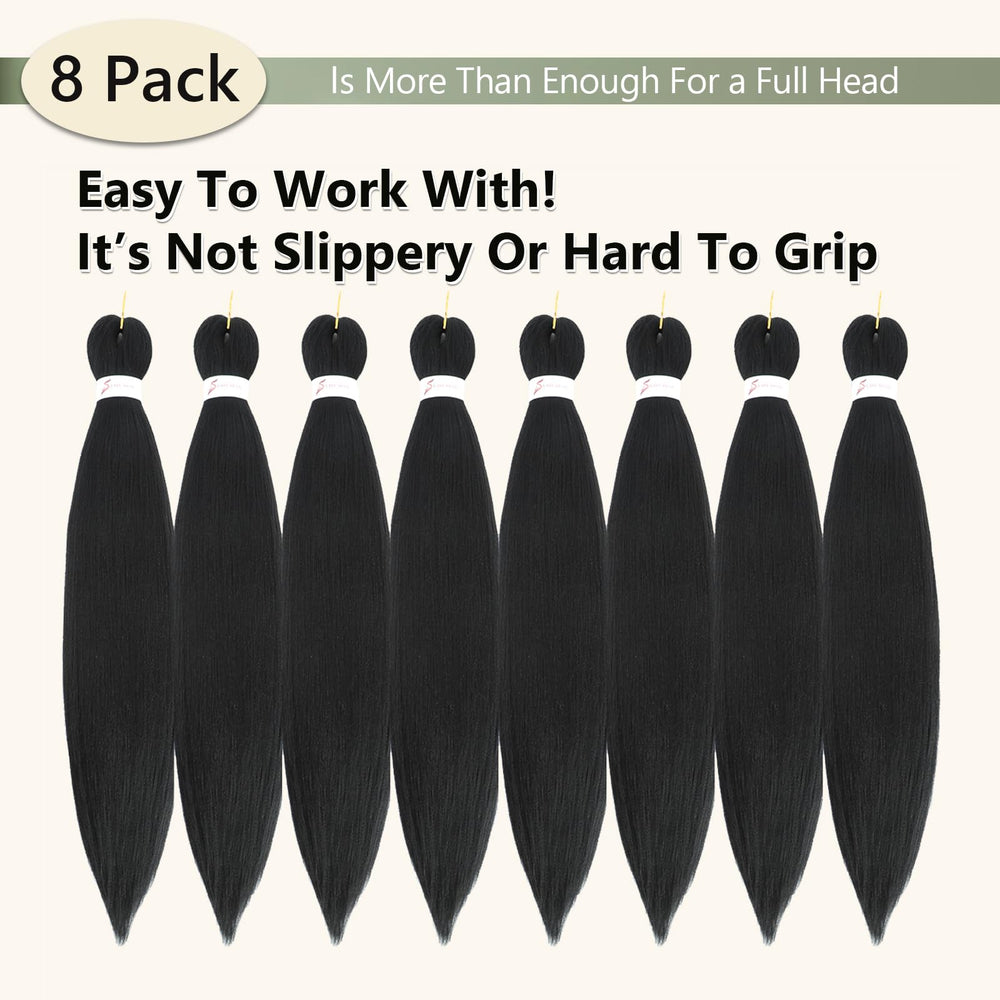TIHQIEX soft yaki texture offers a silky feel similar to human hair.