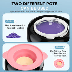 TIKESI silicone wax bowl for easy cleanup and reuse