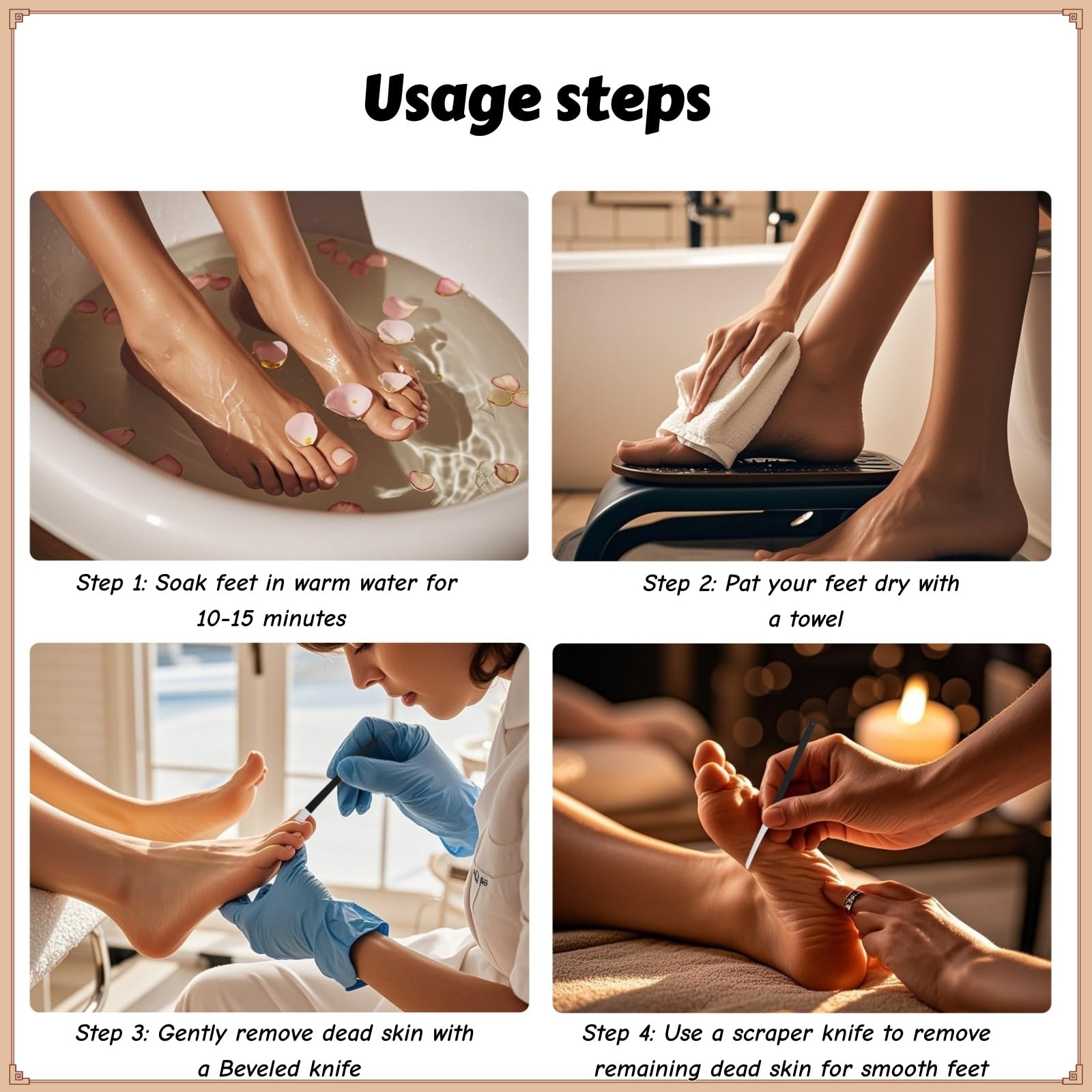 TIKIYOUN foot razor for effective callus removal and smoothing