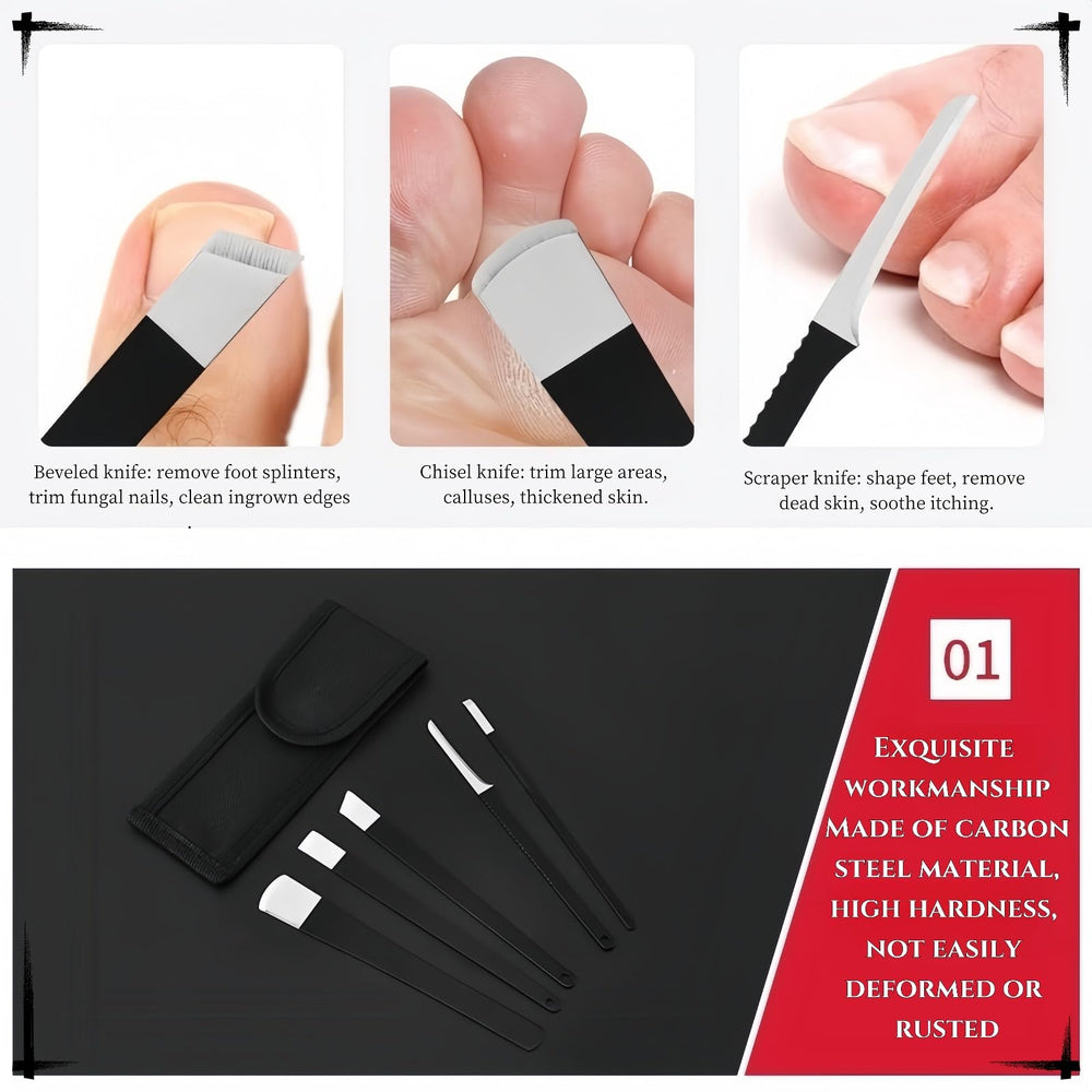 TIKIYOUN nail scraper tool for efficient toenail maintenance