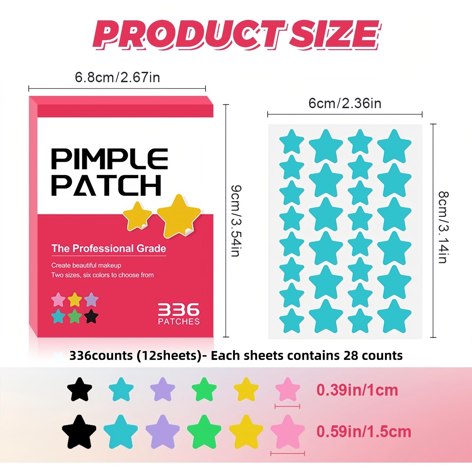 TIKYOUN patches in six colors for playful yet protective blemish care