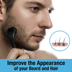 Tilcare Derma Roller on skin demonstrates easy painless application.
