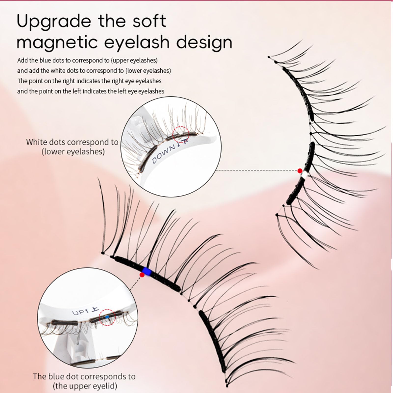 Reusable magnetic eyelashes by Tiliraiy emphasize eco-friendly beauty.