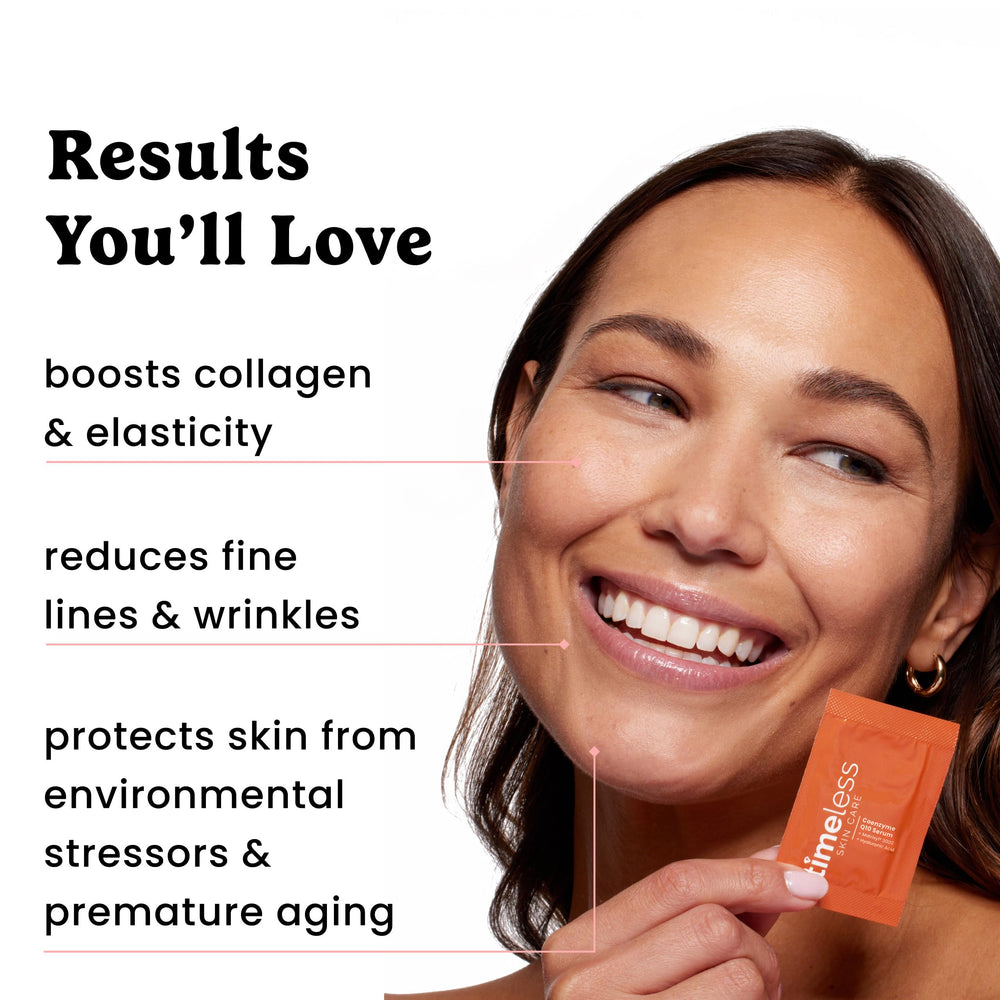 Timeless Skin Care Coenzyme Q10 Serum fragrance-free formula for sensitive skin.