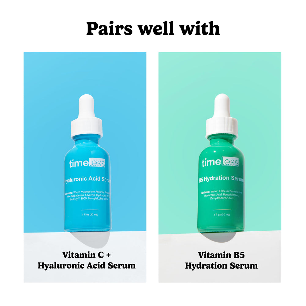 Timeless Skin Care cruelty-free formula offers hydrating care without parabens or dyes