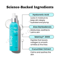 Timeless Skin Care cucumber soothing mist close-up, refreshing irritated skin