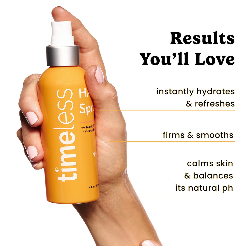 Timeless Skin Care fragrance-free hydration face mist for sensitive skin routines