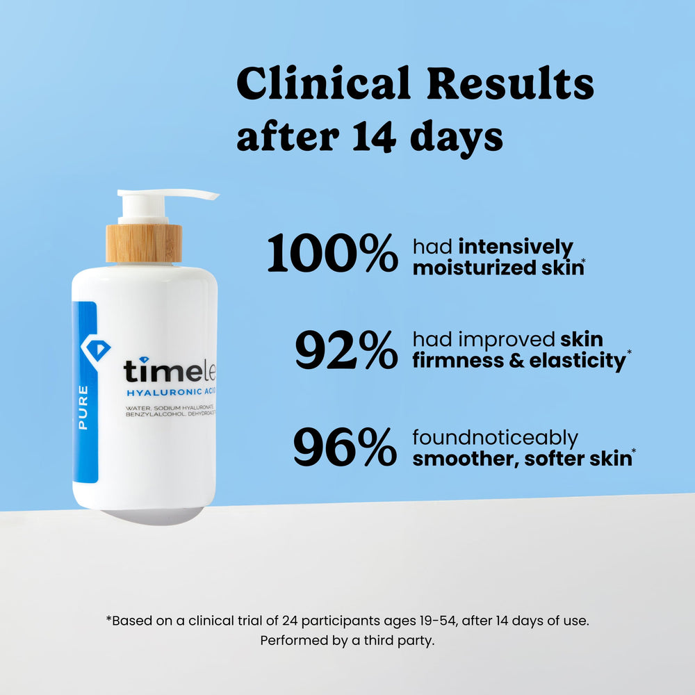Timeless Skin Care fragrance-free label highlighting clean, gentle skin care.