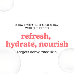 Timeless Skin Care Rose extract skin mist glass bottle emphasizes vitamin-rich hydration.