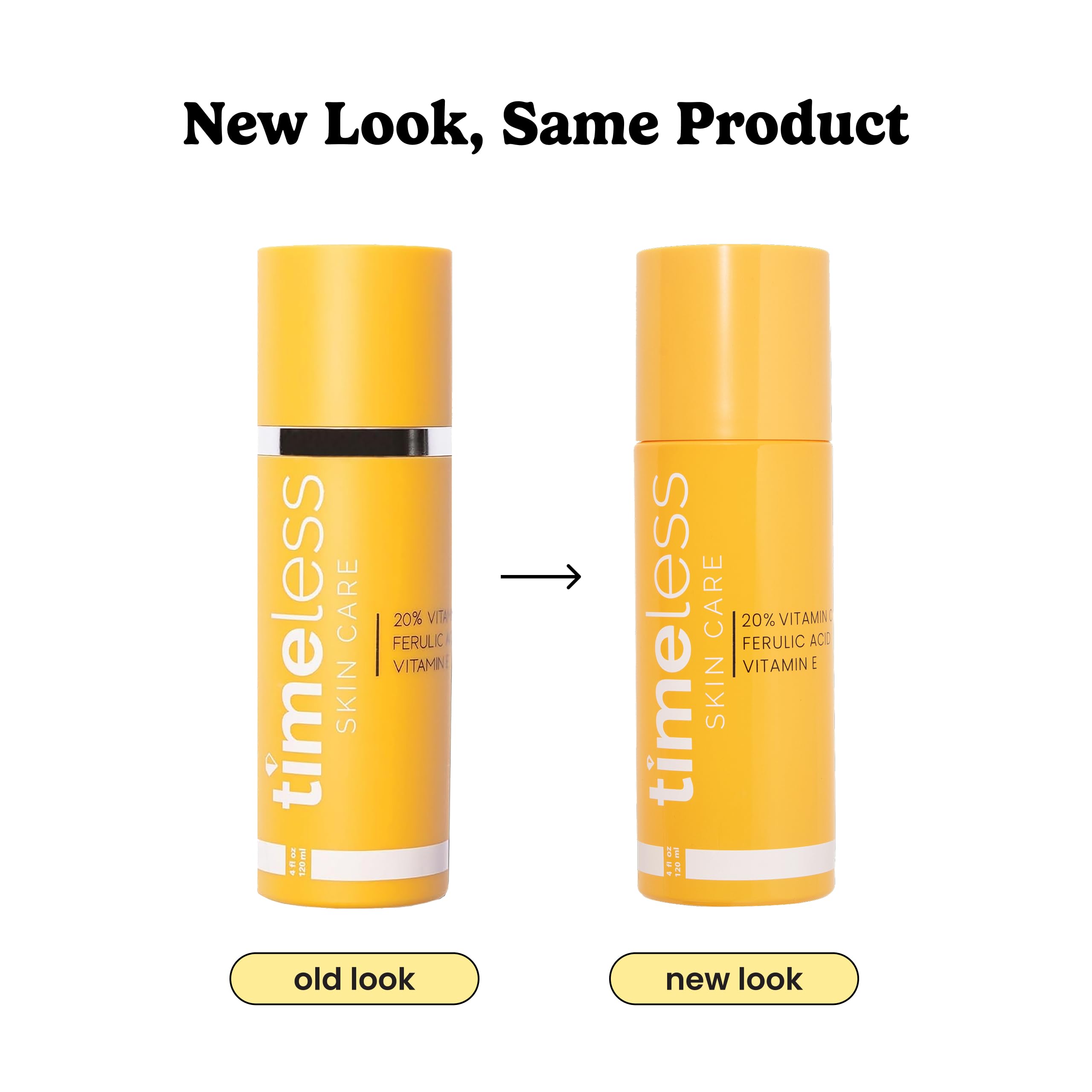 Timeless Skin Care 4 oz bottle shown for long-lasting supply.