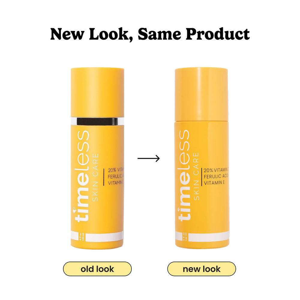 Timeless Skin Care 4 oz bottle shown for long-lasting supply.