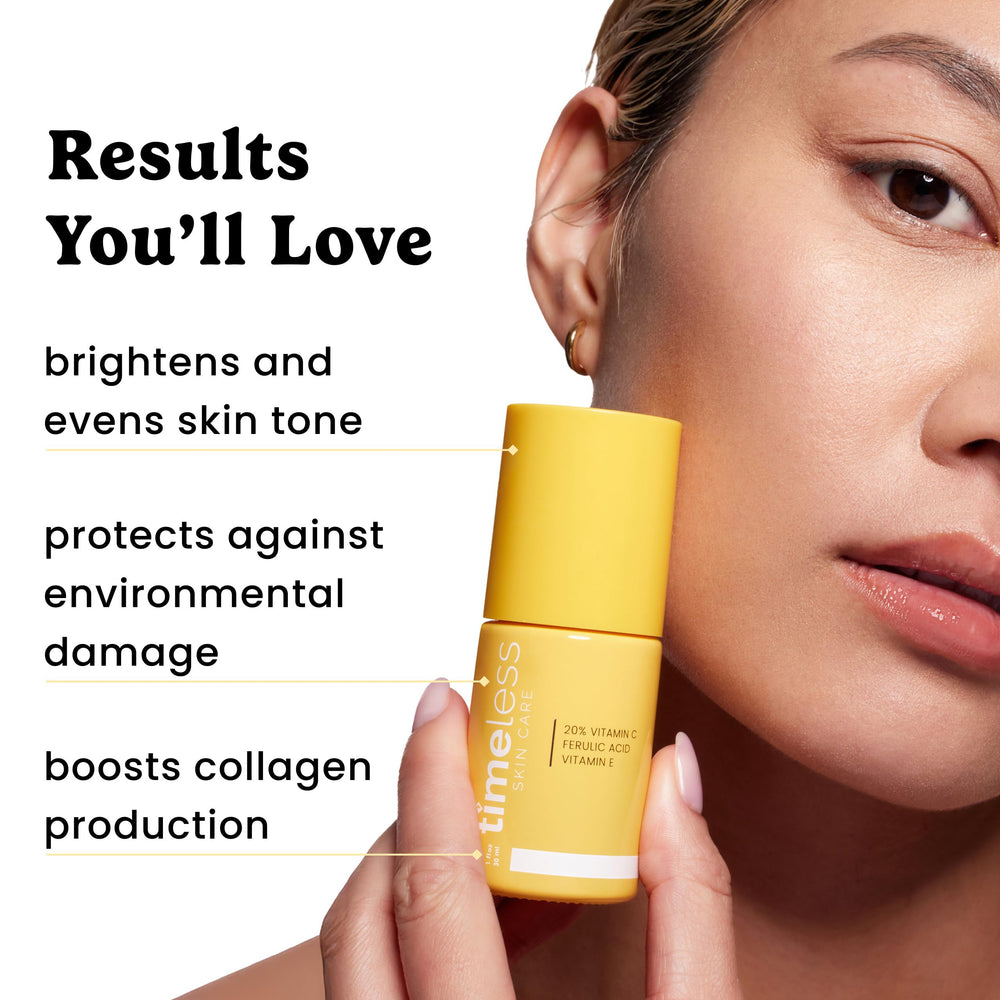 Fragrance-free Timeless Skin Care bottle label for sensitive skin.