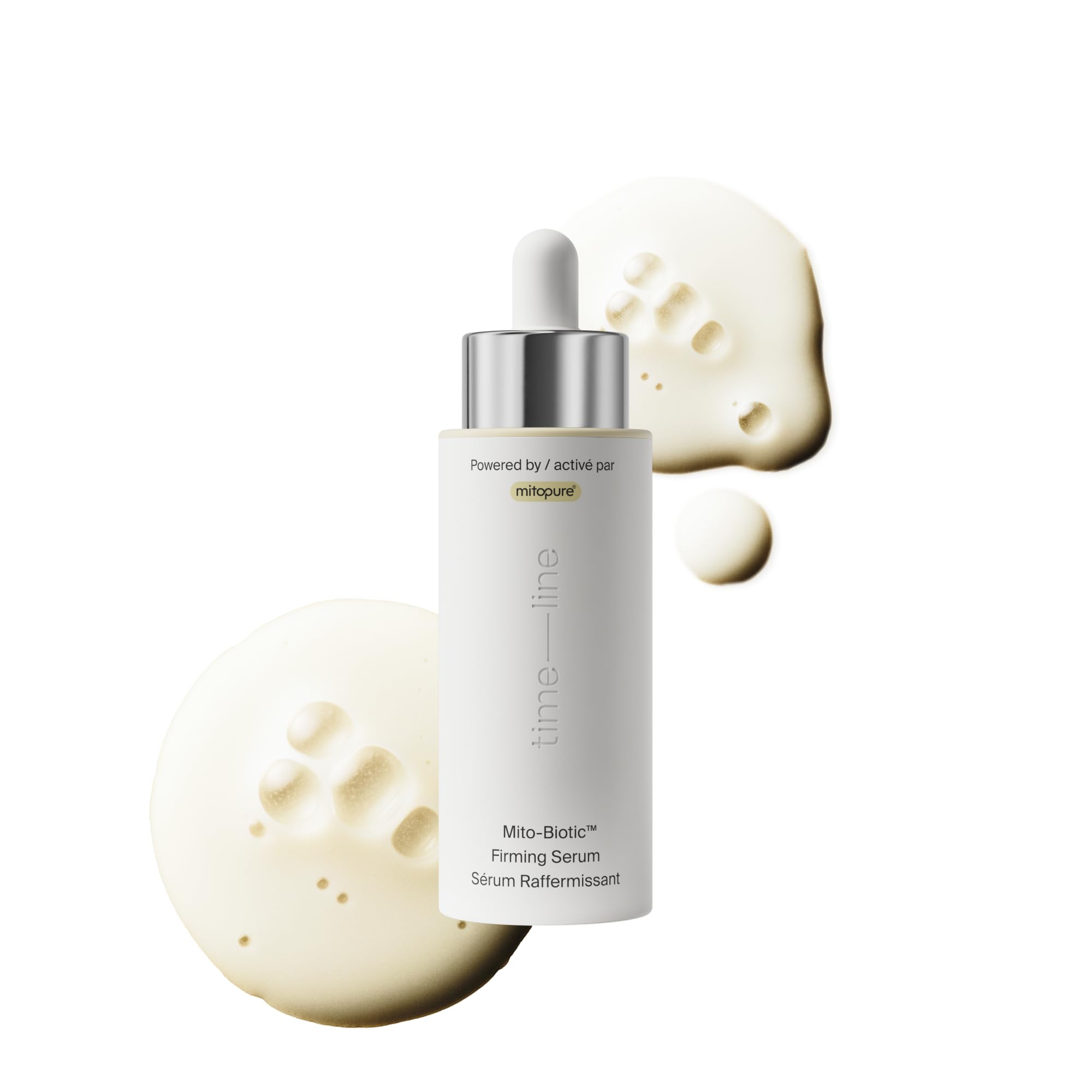 Timeline Mito-Biotic Serum bottle for on-the-go hydration and quick uplift