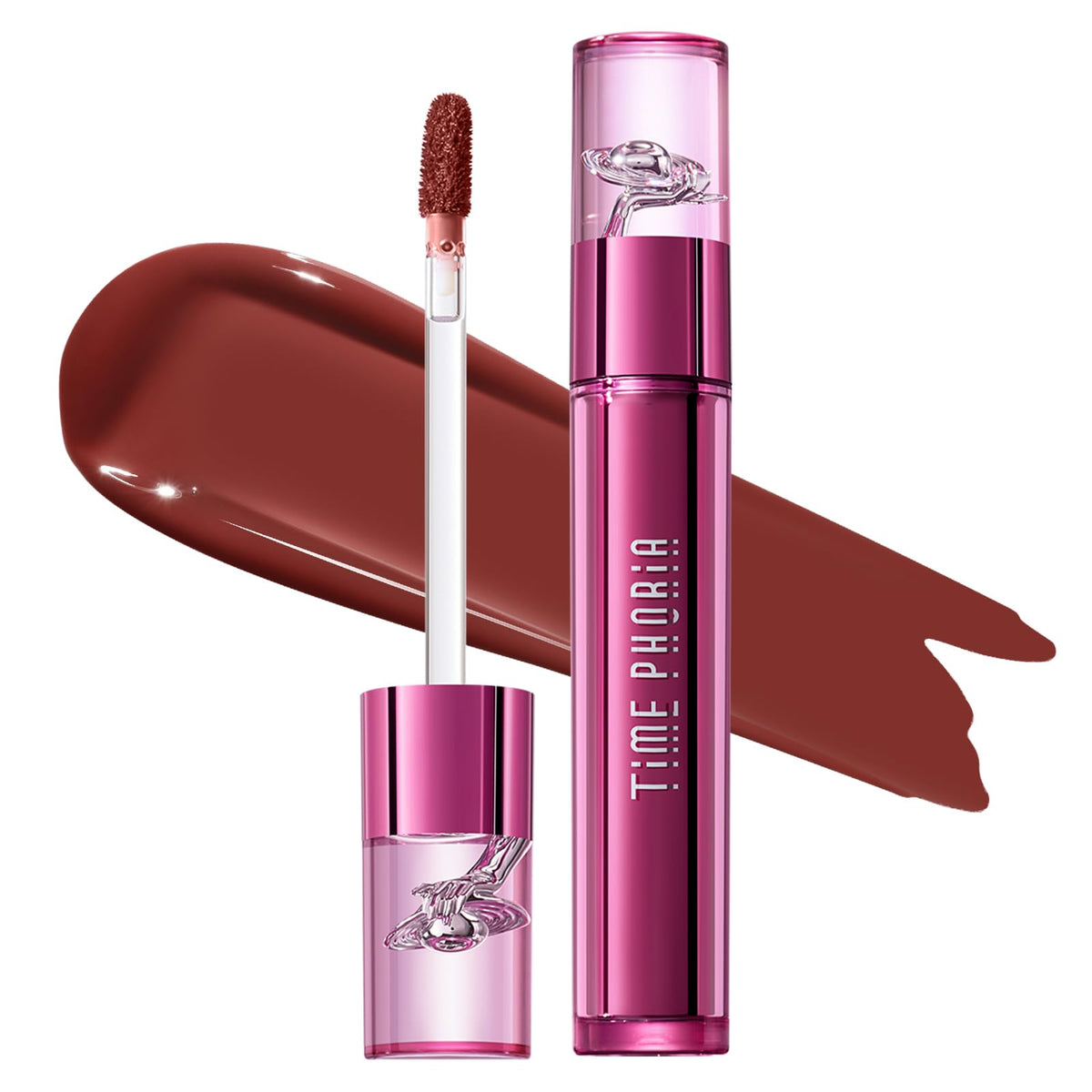 TIMEPHORIA Altera lip tint bottle front with sleek packaging for easy display