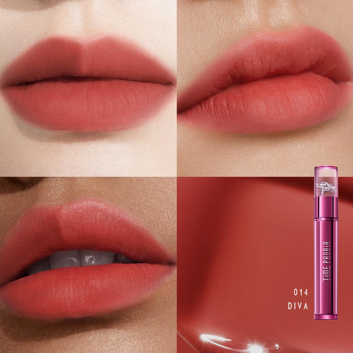 Timephoria Altera Lip Tint Diva Pure Blur Technology softens lip lines