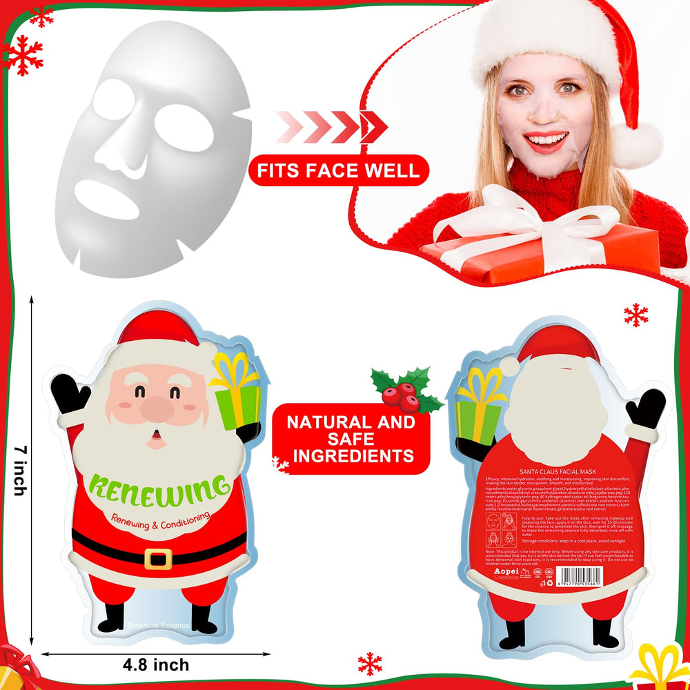 Boxed packing of Timgle Christmas masks, ready for stocking stuffers and festive care.