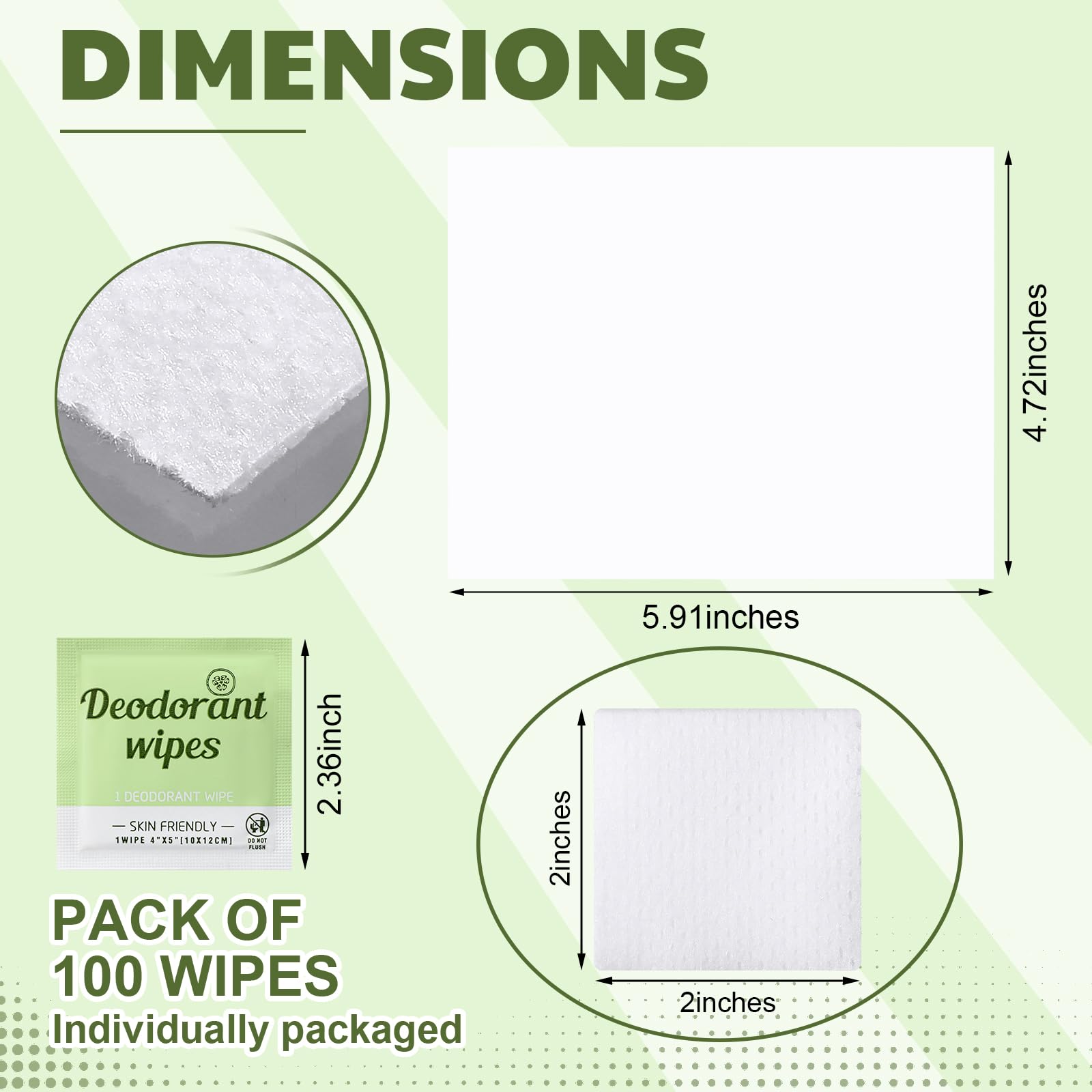 The Timgle individual wipe pack provides single-use freshness on the go.
