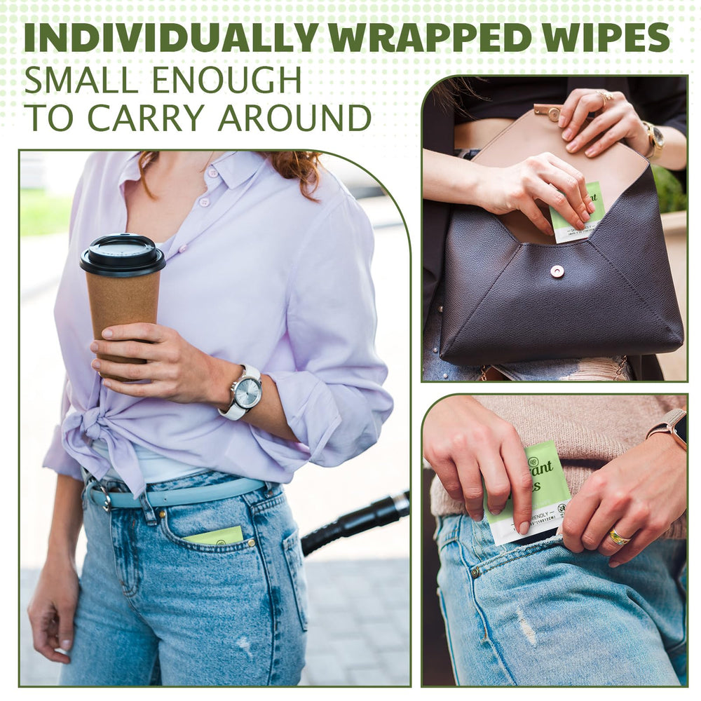 The Timgle gym bag ready wipes fit neatly in a gym bag.