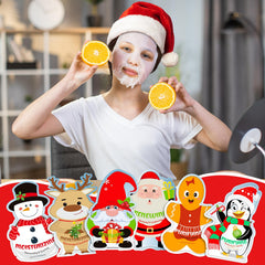 Timgle reindeer mask, festive design for mood-boosting skincare after celebrations.