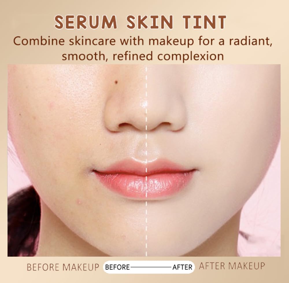 TIMLIFE Natural finish with light-to-medium coverage looks like real skin.