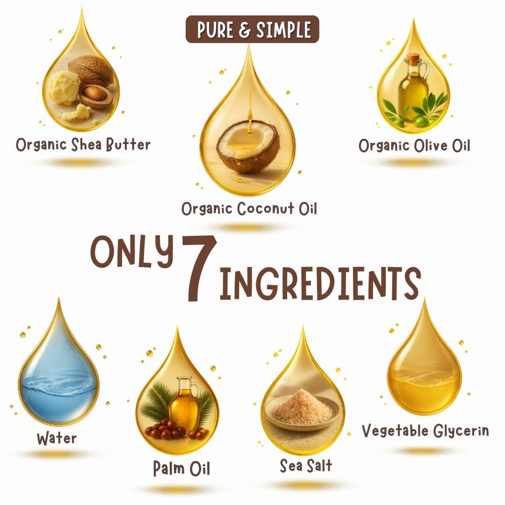 TINOQ fragrance-free baby bar soap lather shows creamy, mild cleansing.