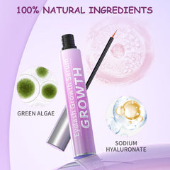 Tinclen eyelash serum precision brush enabling targeted application at the lash base.