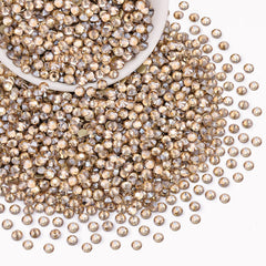 TINKRSTUFF 2000Pcs SS20 rhinestones in Golden Shadow for dazzling crafts and nail art projects.