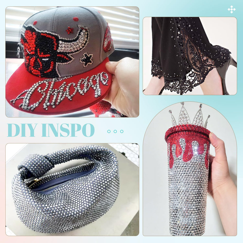 TINKRSTUFF rhinestones kit dries clear for durable embellishments