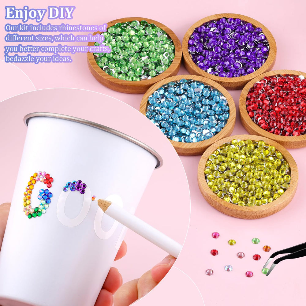 TINKRSTUFF clear B7000 glue dries transparent for clean jewelry embellishments.