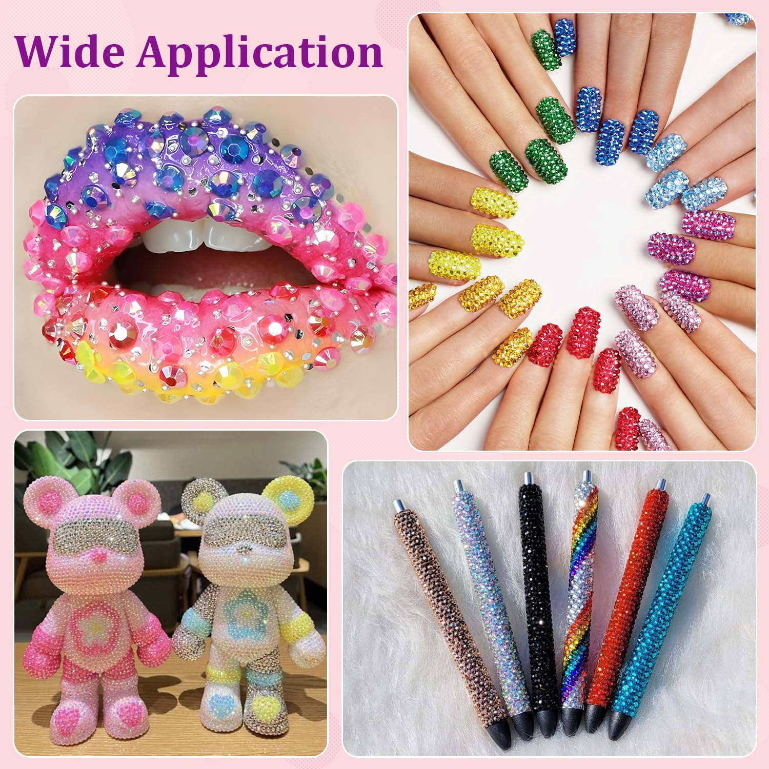 TINKRSTUFF box with 28 grids and 16000 rhinestones