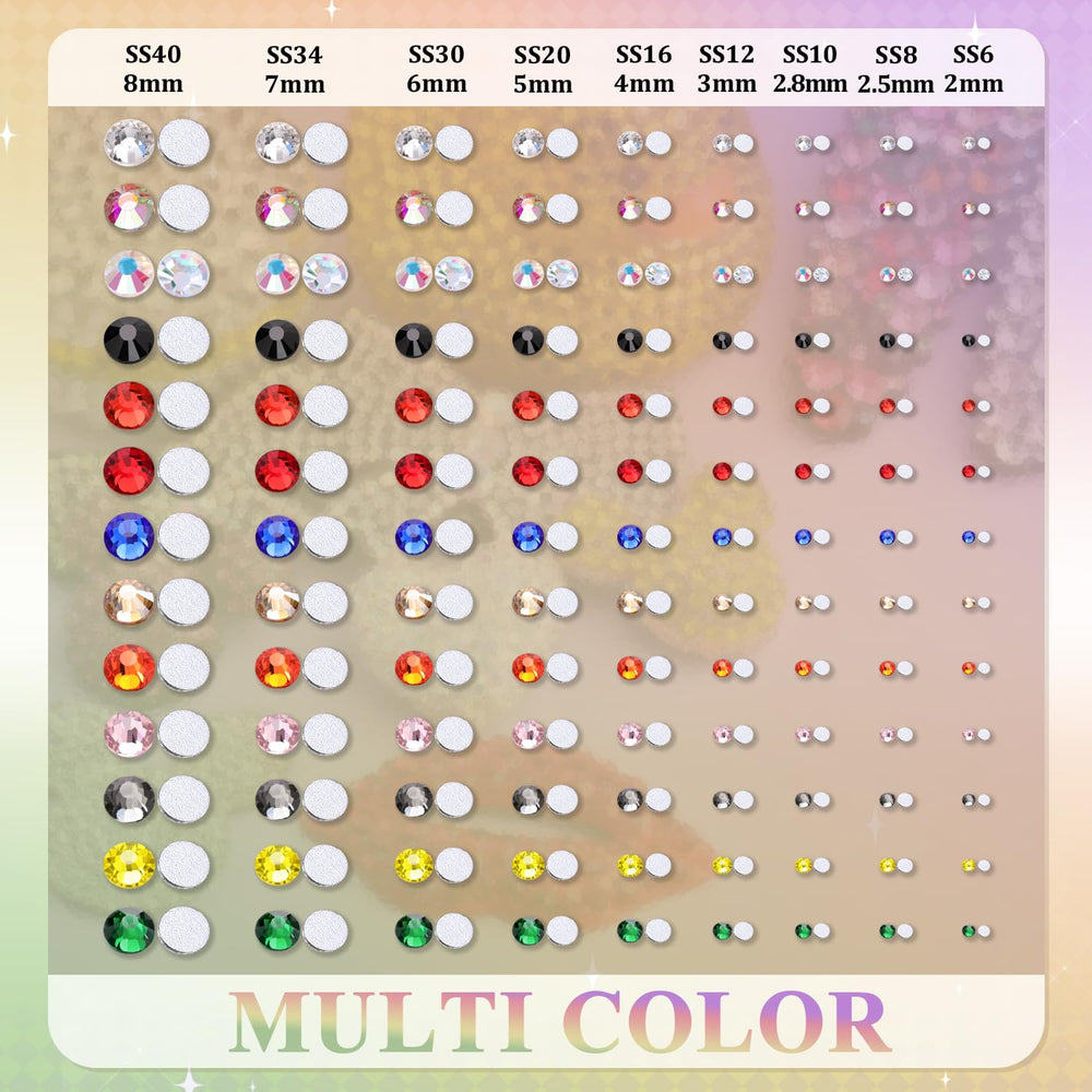 TINKRSTUFF premium glass rhinestones provide generous quantity for large DIY sessions.