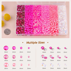 TINKRSTUFF half pearls mixed sizes close-up showing versatility