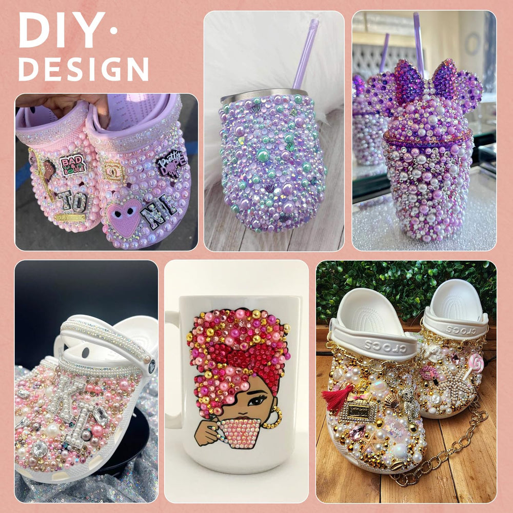 TINKRSTUFF nail art and crafts set with varied sizes for creative designs.