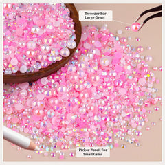 TINKRSTUFF pink-white color mix adds elegant accents to crafts.