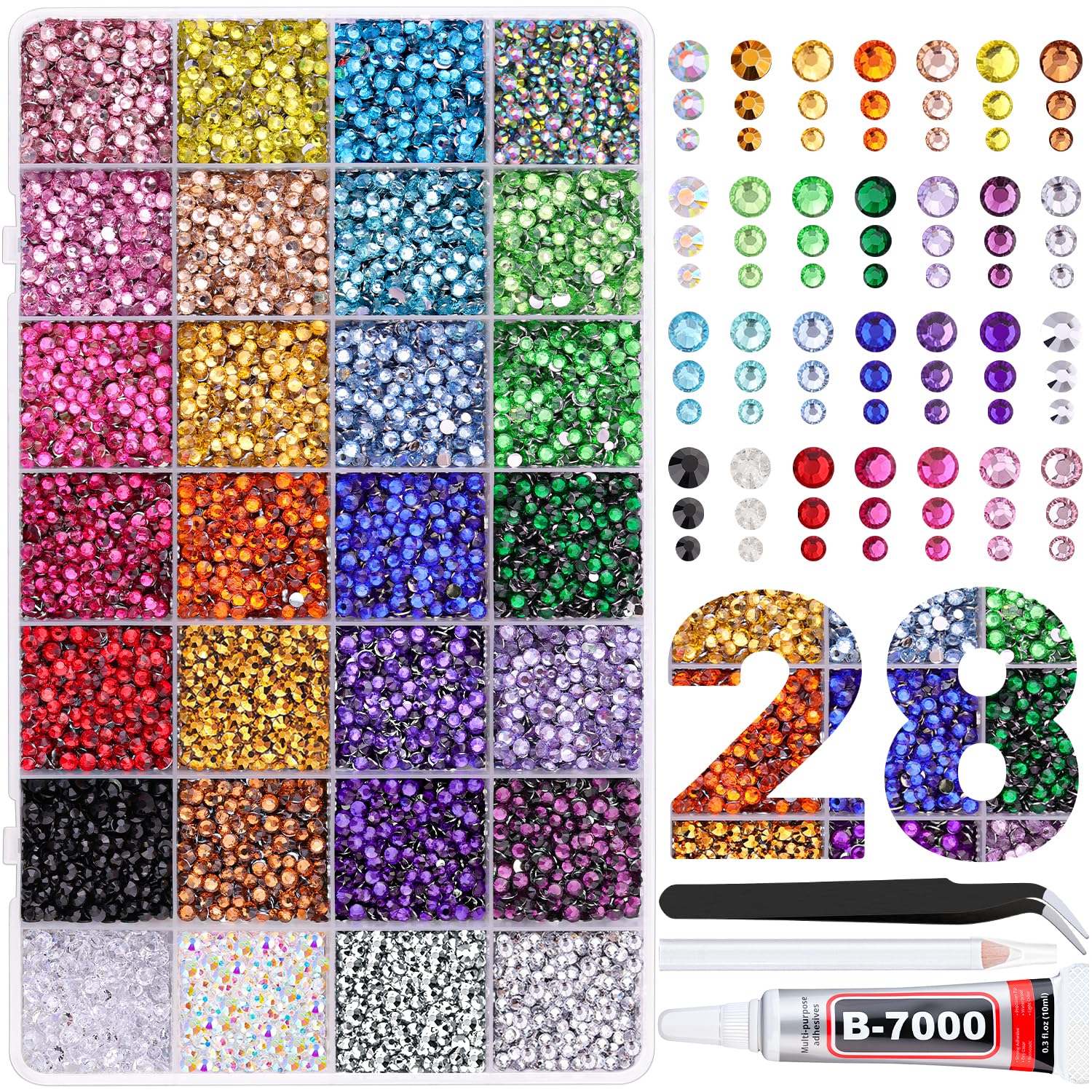 tinkrstuff resin rhinestones 2mm flatback multicolor for precise fabric and nail embellishments
