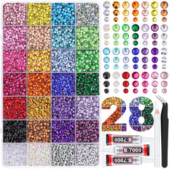 TINKRSTUFF resin rhinestones 3mm multicolor sparkling on crafts