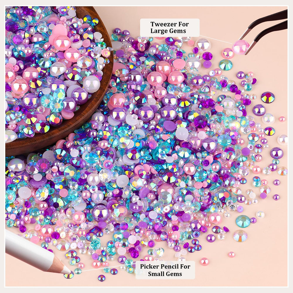 TINKRSTUFF rhinestones 3mm with AB shine for colorful accents.