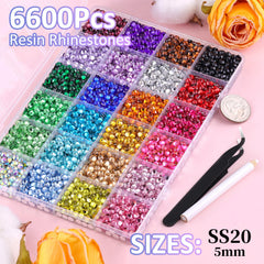 TINKRSTUFF rhinestones kit includes tweezers and pickup pen for precise placement.