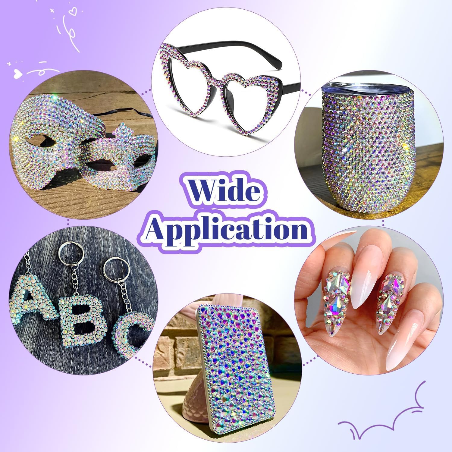 TINKRSTUFF shoes and bags sparkling with rhinestones for glam details