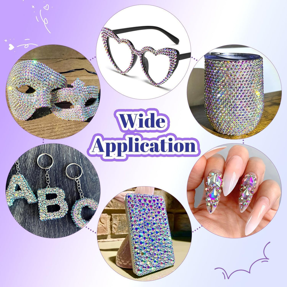 TINKRSTUFF shoes and bags sparkling with rhinestones for glam details