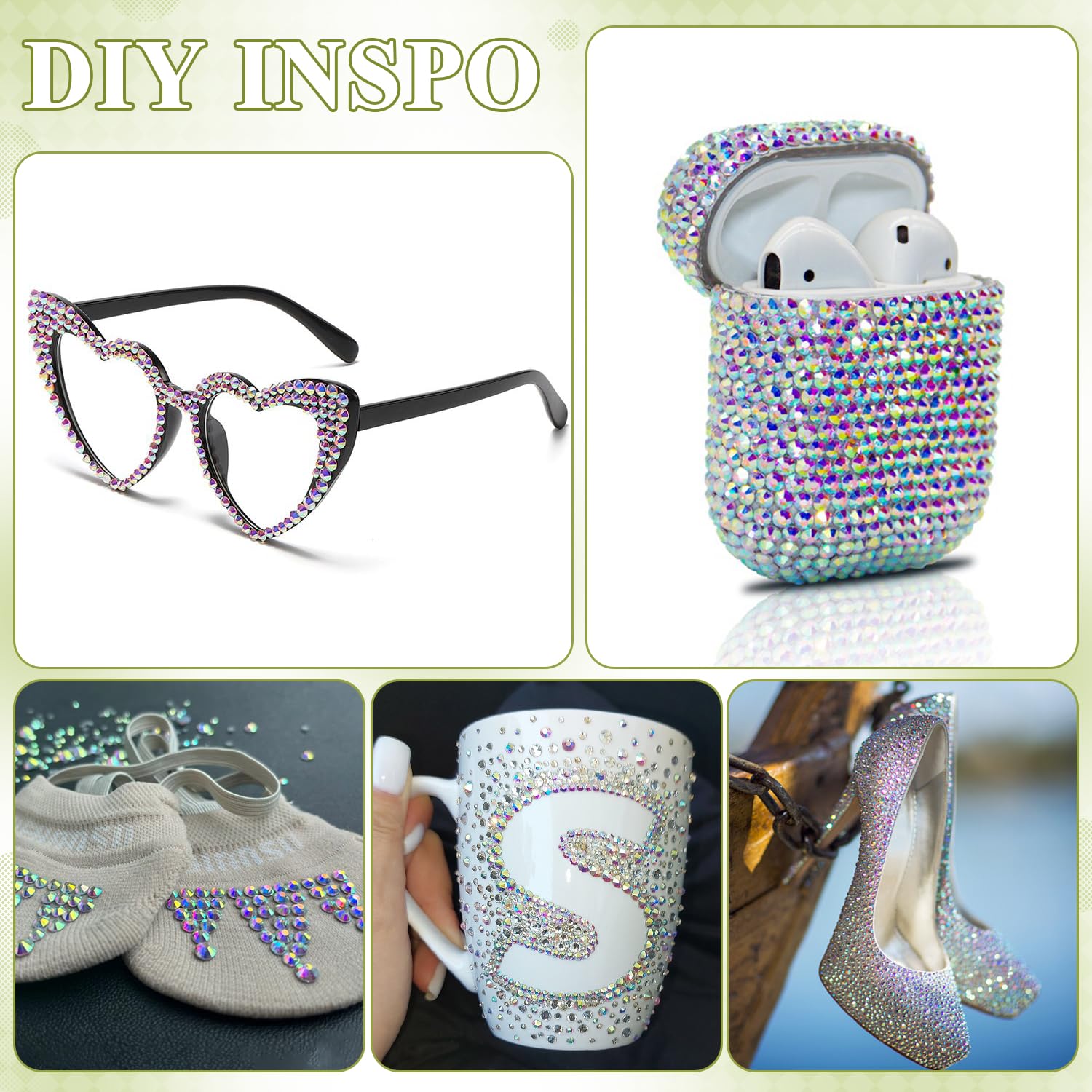 TINKRSTUFF versatile gems suit clothing, bags, and decor projects.