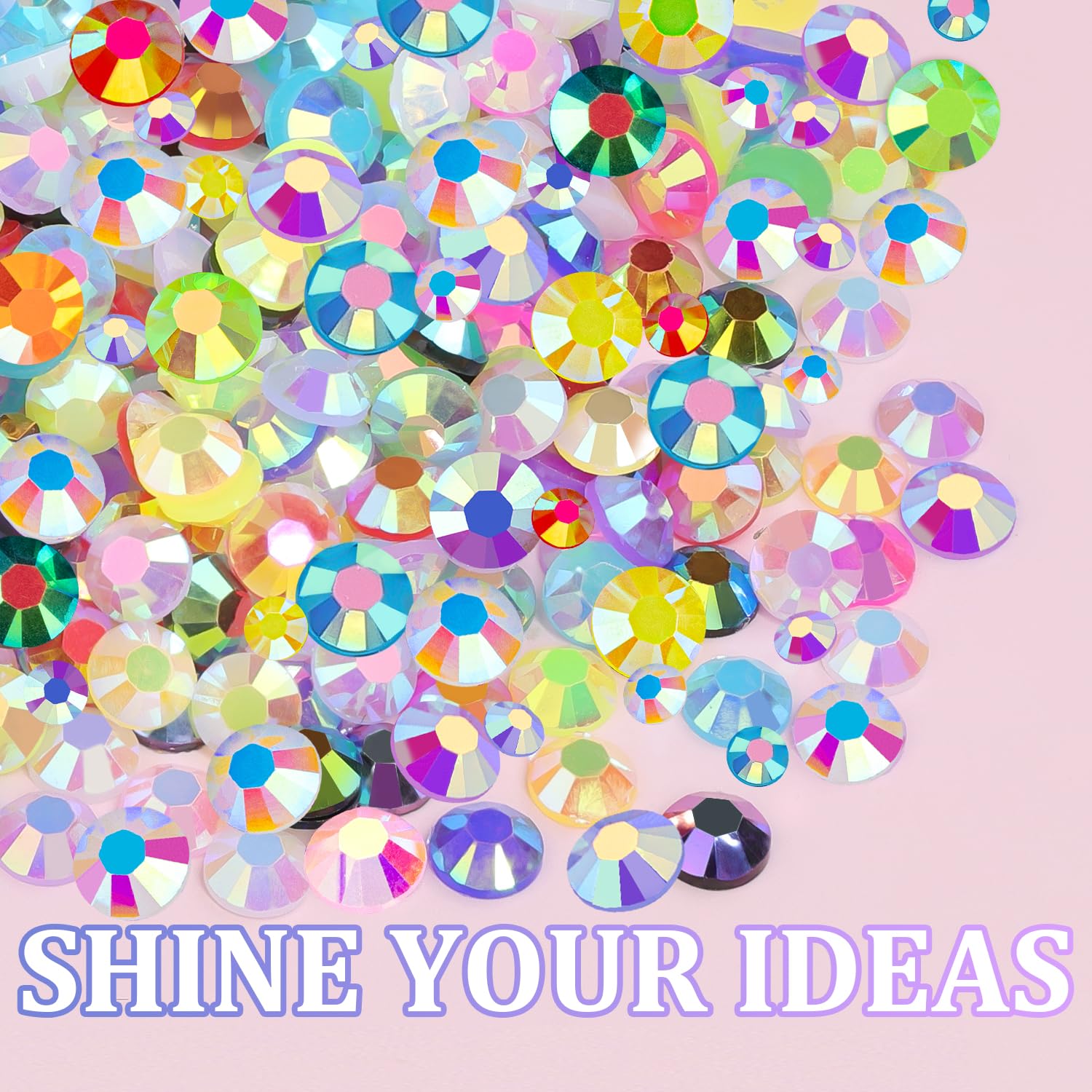 TINKRSTUFF versatile rhinestones for shoes, tumblers, phones, and more.