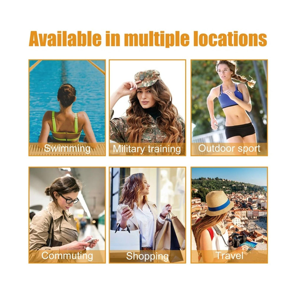 Tinted sunscreen SPF50 in travel-size packaging ideal for outdoor activities.
