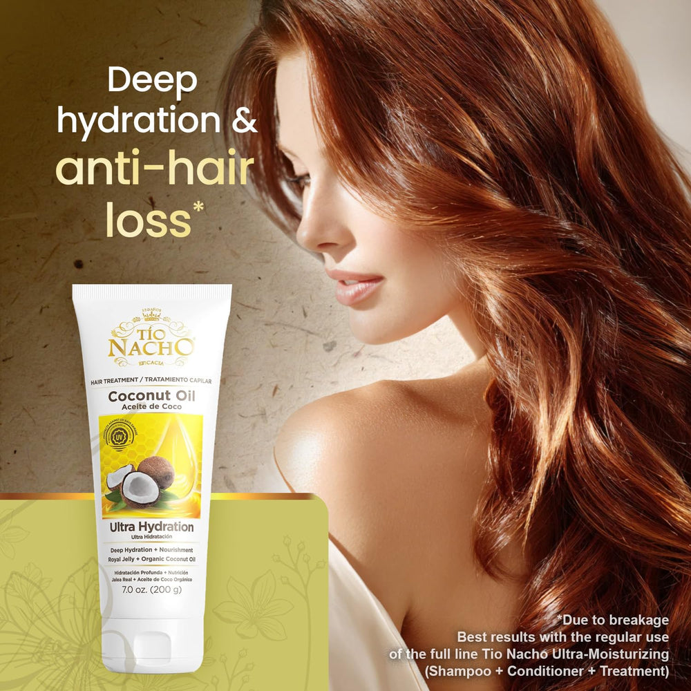Tio Nacho application on wet hair highlights ends and versatile use.