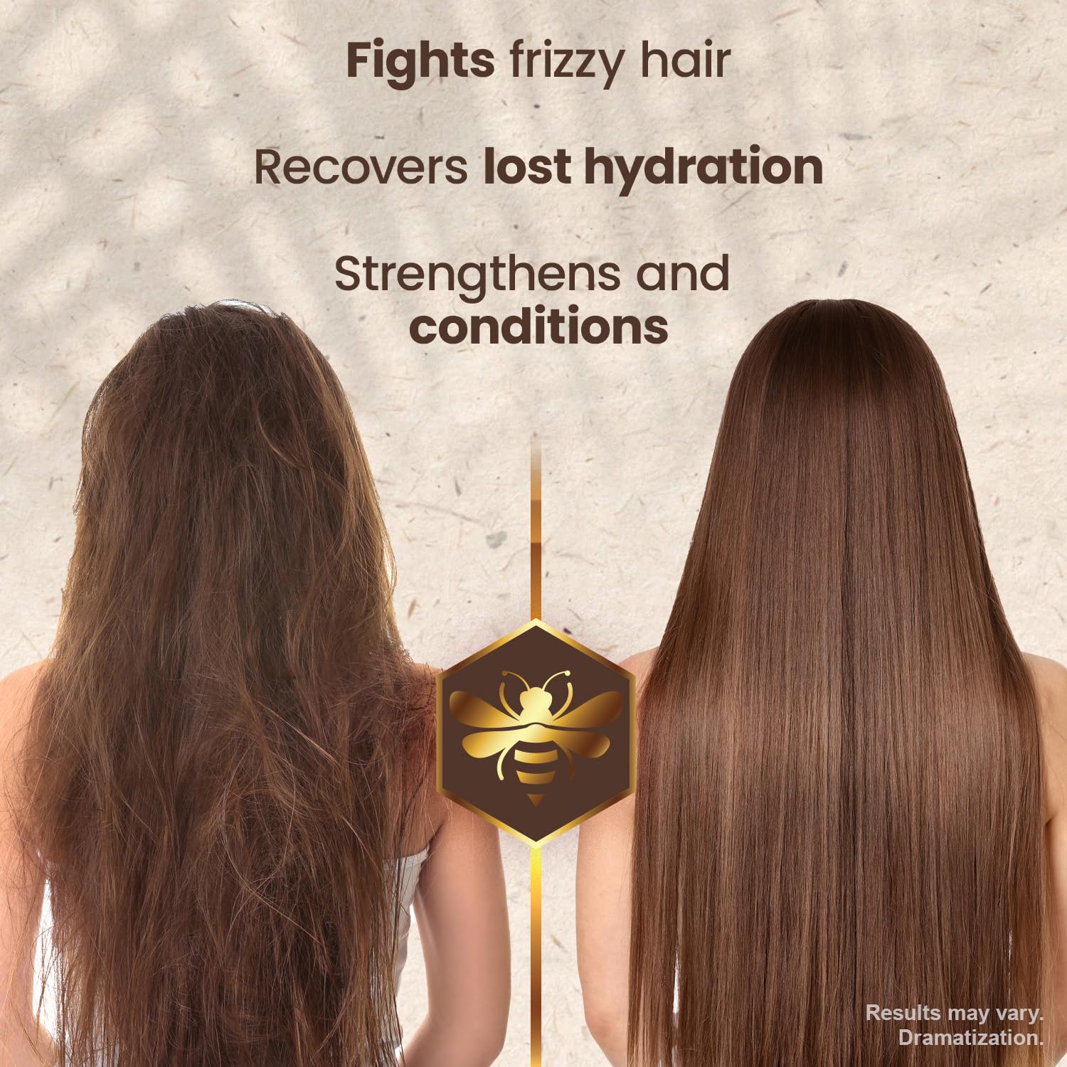 Label close-up of organic coconut oil and Royal Jelly in Tio Nacho shampoo