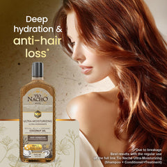 Creamy texture of Tio Nacho conditioner emphasizing smoothness